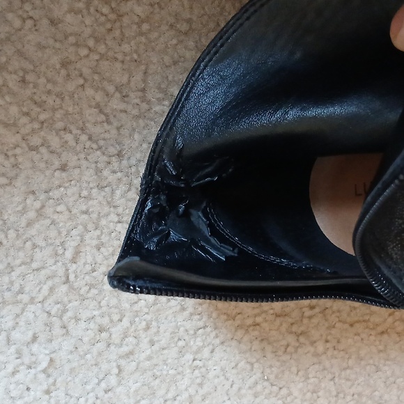 Lucky Brand Black Leather Ankle Boots - Picture 8 of 8